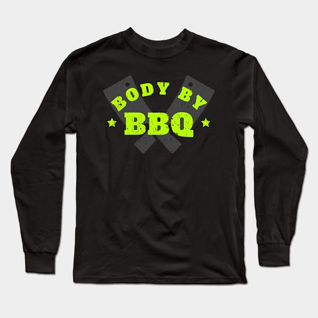 Body By BBQ Long Sleeve T-Shirt by TeeNoir